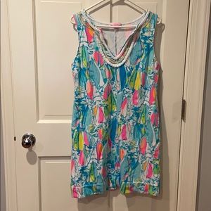Lilly Pulitzer Harper Beach and Bae dress, sz L
